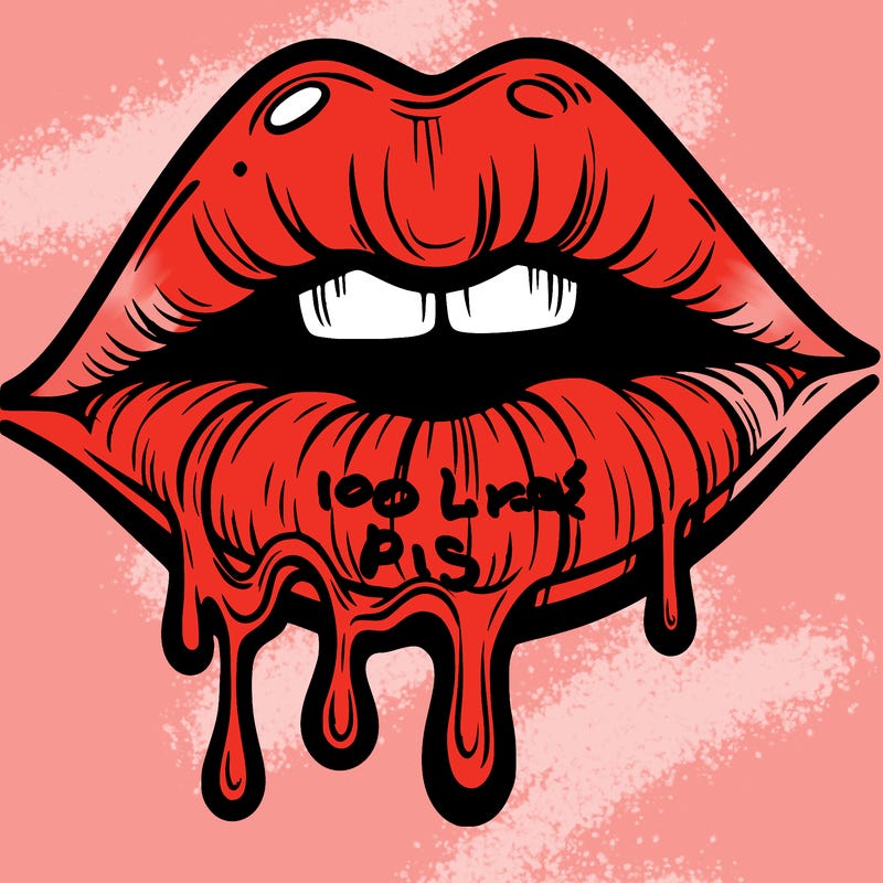 lips that look realistic and drip