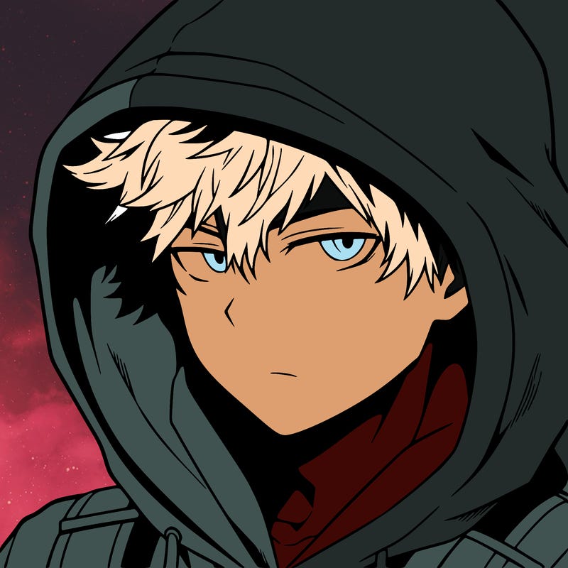 anime guy in hoodie