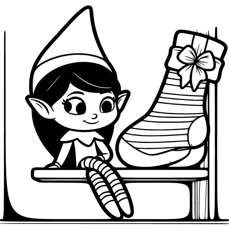 elf on the shelf girl
