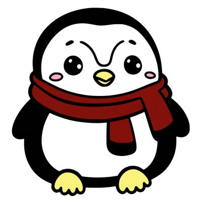 cute penguin