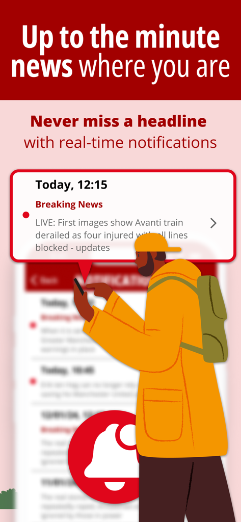 Wales Online - Wales Online mobile App, die Echtzeit-Nachrichten-Benachrichtigungen und Alarme anzeigt