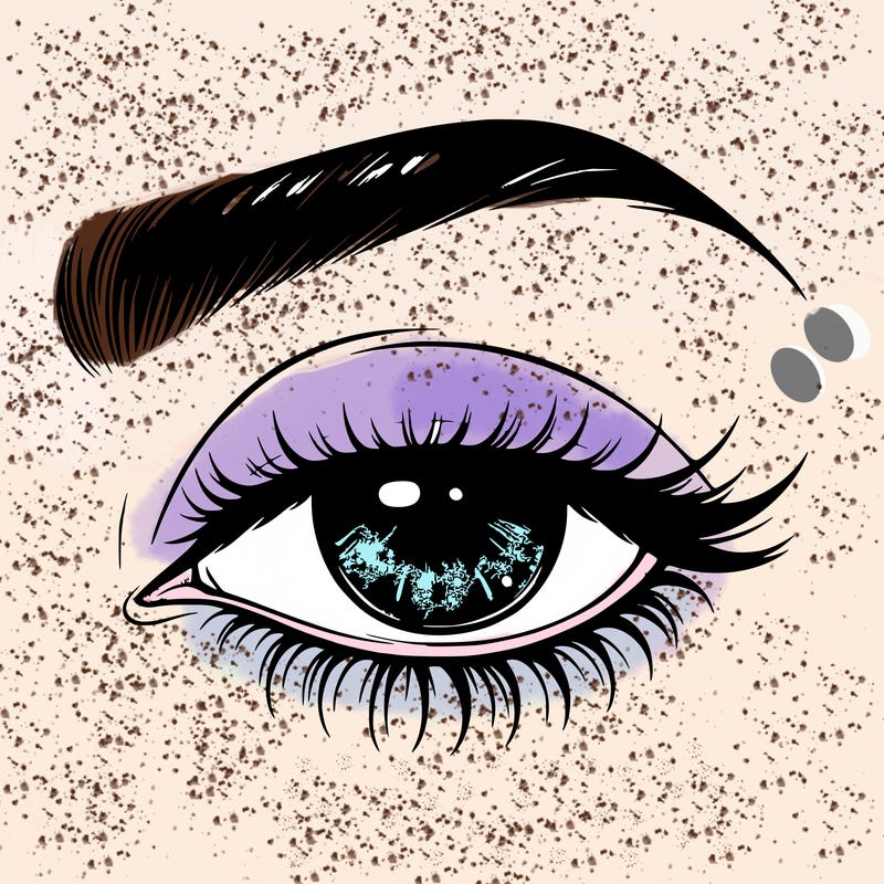 eye closed realistic