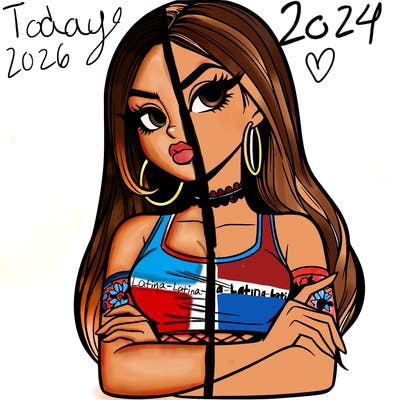 realistic baddie latina girl