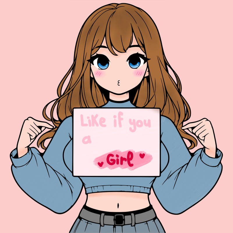 girl holding a blank sign in a long sleeve crop top