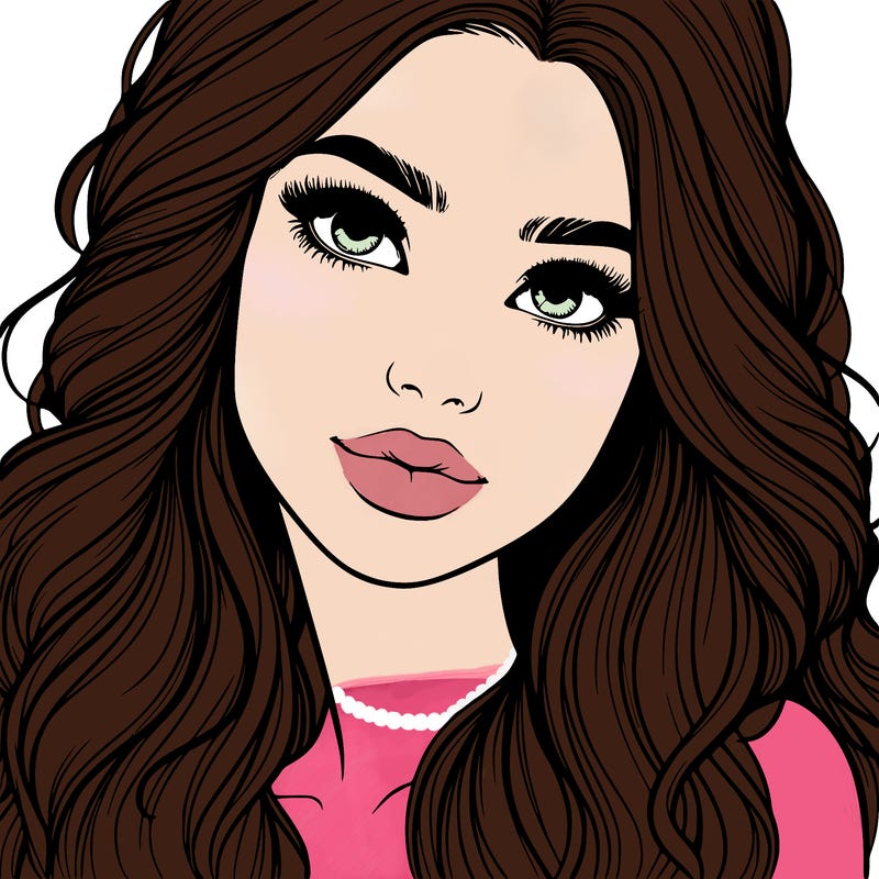 beautiful realistic girl