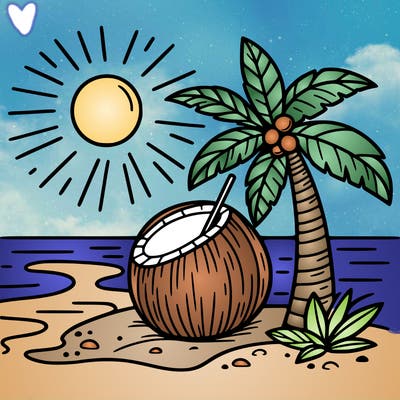 summer  coconut