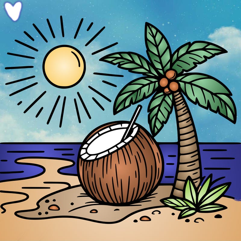 summer  coconut