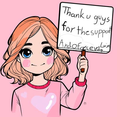 realistic girl holding up a sign