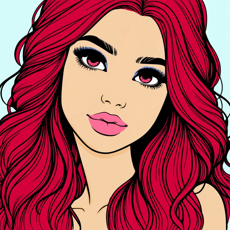 beautiful realistic girl