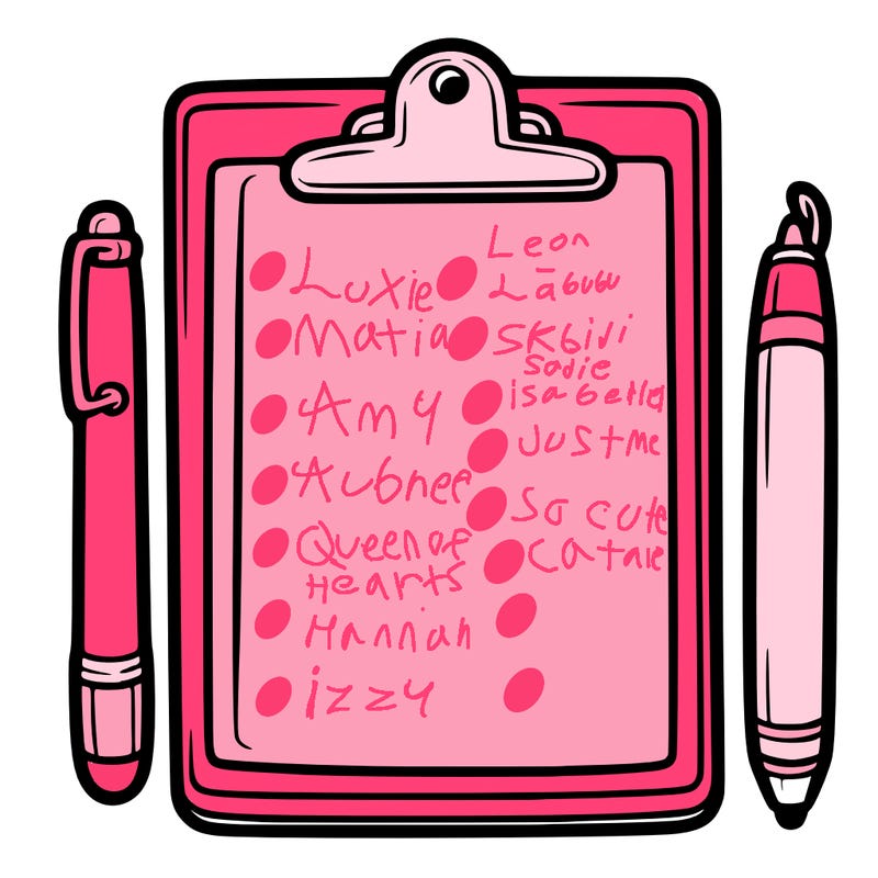 blank clip board with pen