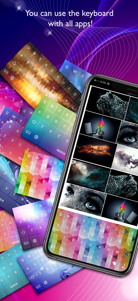 Color your keyboard - custom - Multiple colorful and aesthetic keyboard designs for mobile customization