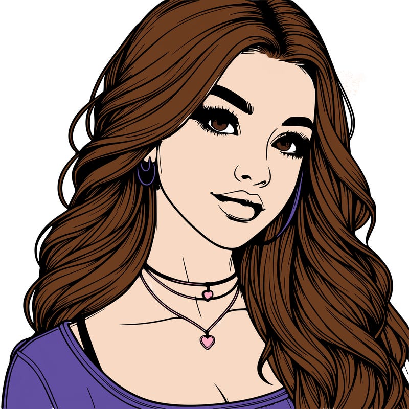 detailed realistic girl