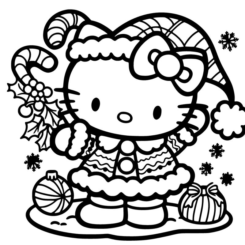 christmas hello kitty