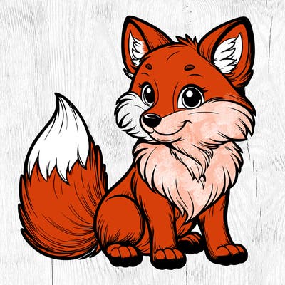realistic fox