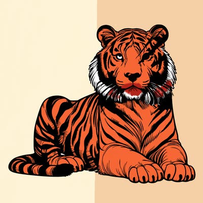 realistic tiger