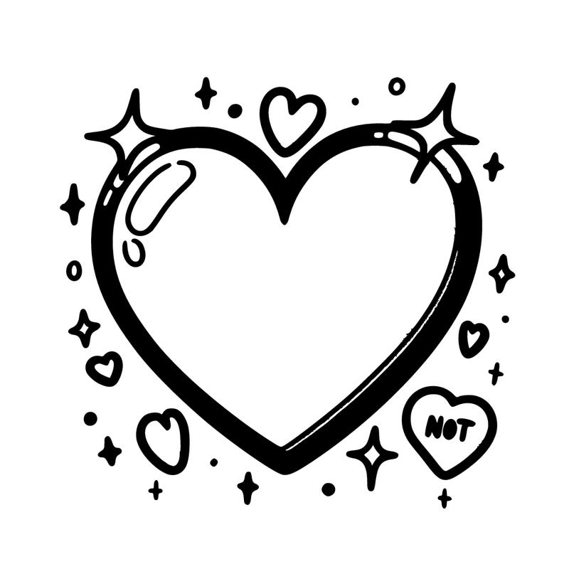 simply a heart without not