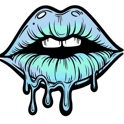lips that look realistic and drip