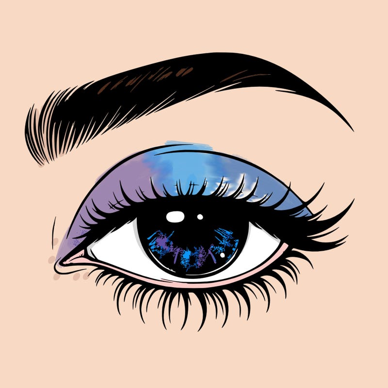 eye closed realistic