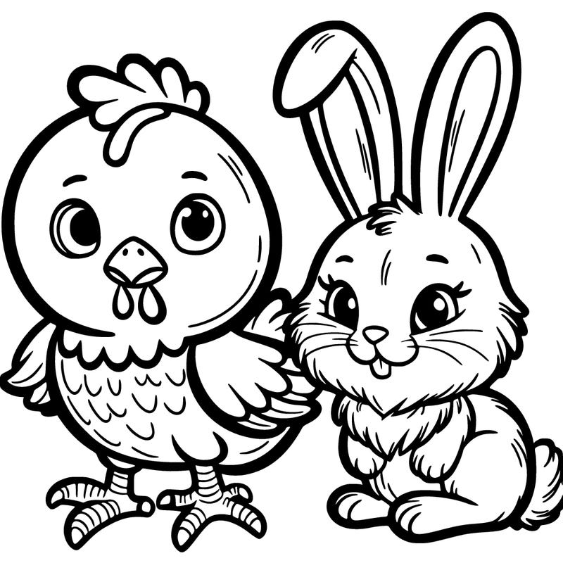 chicken and bunny mix