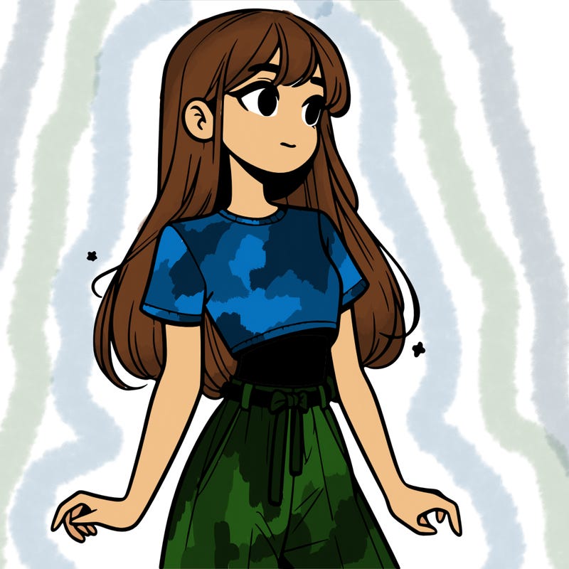 girl in a cute crop top