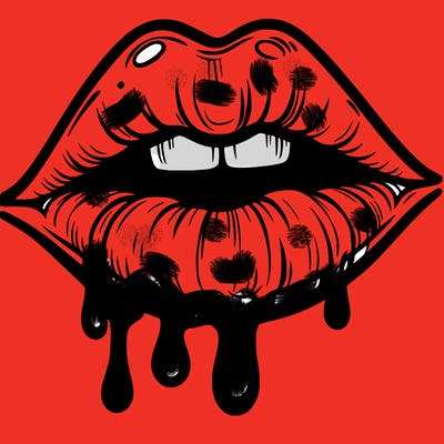 lips that look realistic and drip