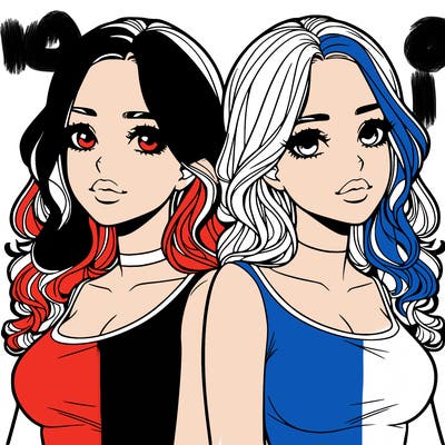 realistic twin sisters