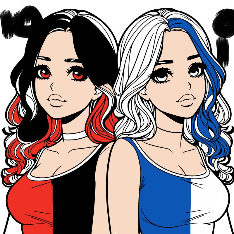 realistic twin sisters