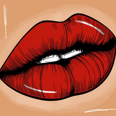 realistic lips
