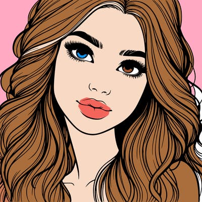 beautiful realistic girl