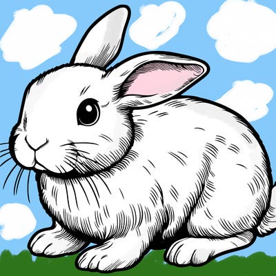 realistic bunny