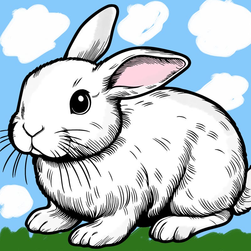 realistic bunny