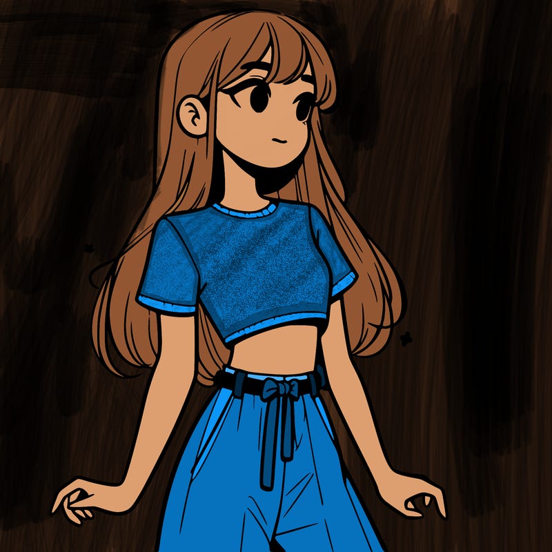 girl in a cute crop top