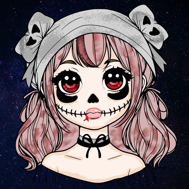 realistic girl halloween