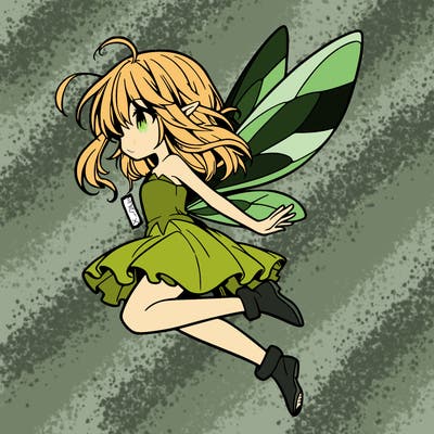 manga fairy flying