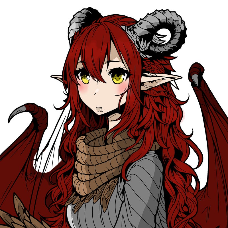 dragon girl realistic fantasy