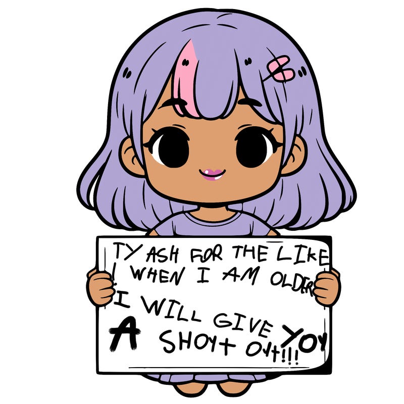 a girl holding a blank sign