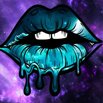 lips that look realistic and drip