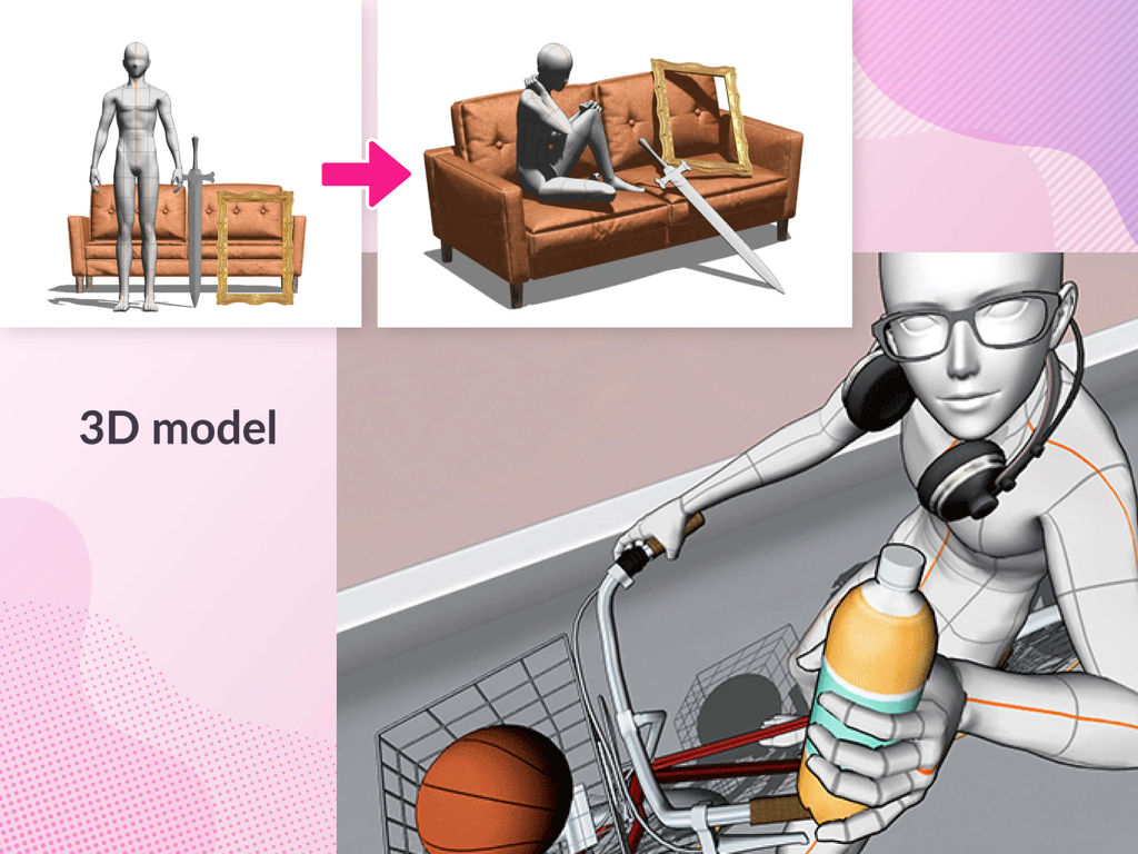 Clip Studio Paint - 3D poseable figures and drawing references in Clip Studio Paint