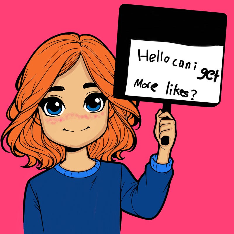 realistic girl holding up a sign