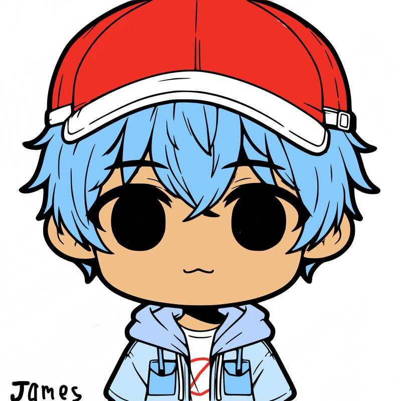 chibi anime boy with cap