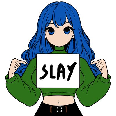 girl holding a blank sign in a long sleeve crop top