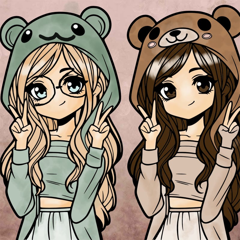 teen girl in animal costume