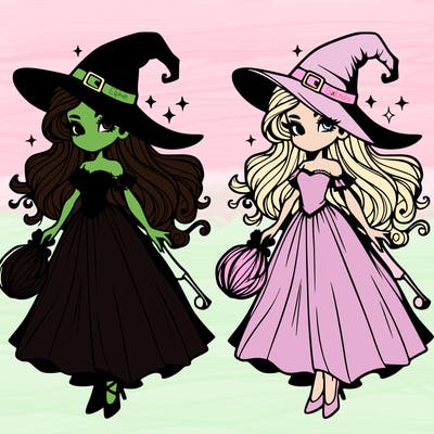 beautiful wicked witch. from wicked
