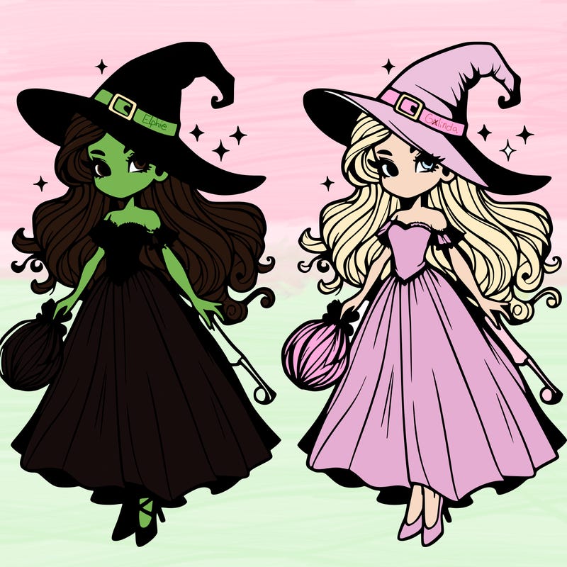 beautiful wicked witch. from wicked