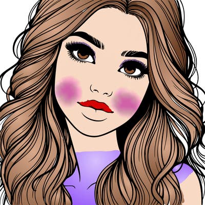 beautiful realistic girl