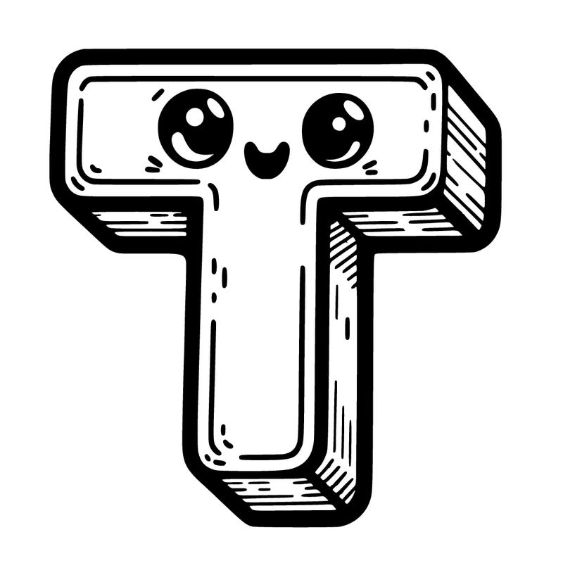 cool letter t