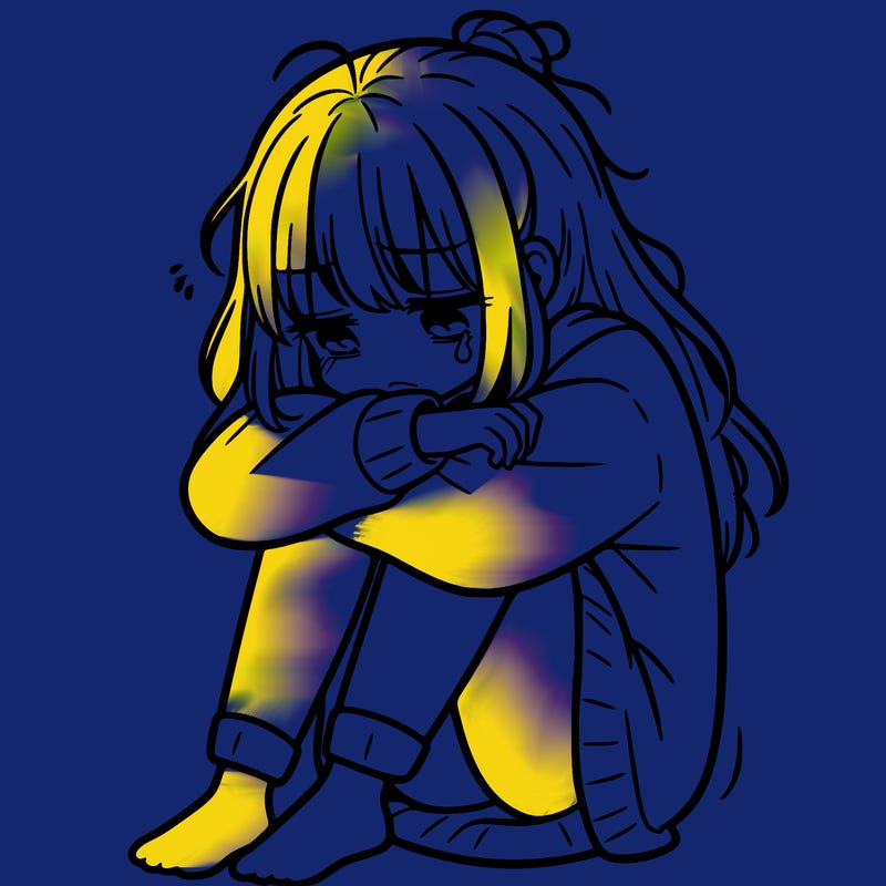 depressed girl