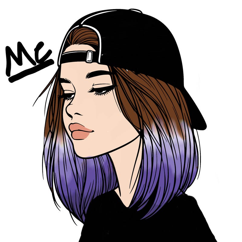 realistic  girl with a backwards hat