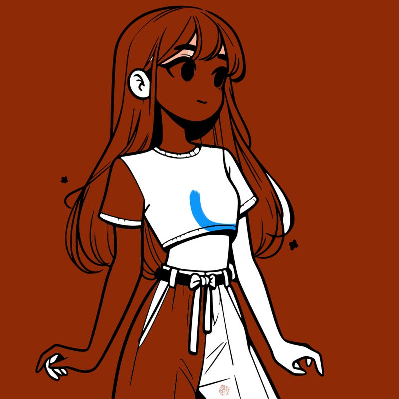 girl in a cute crop top