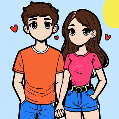 boyfriend and girlfriend